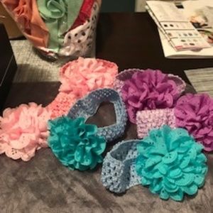 Stretchy BIG flower headband